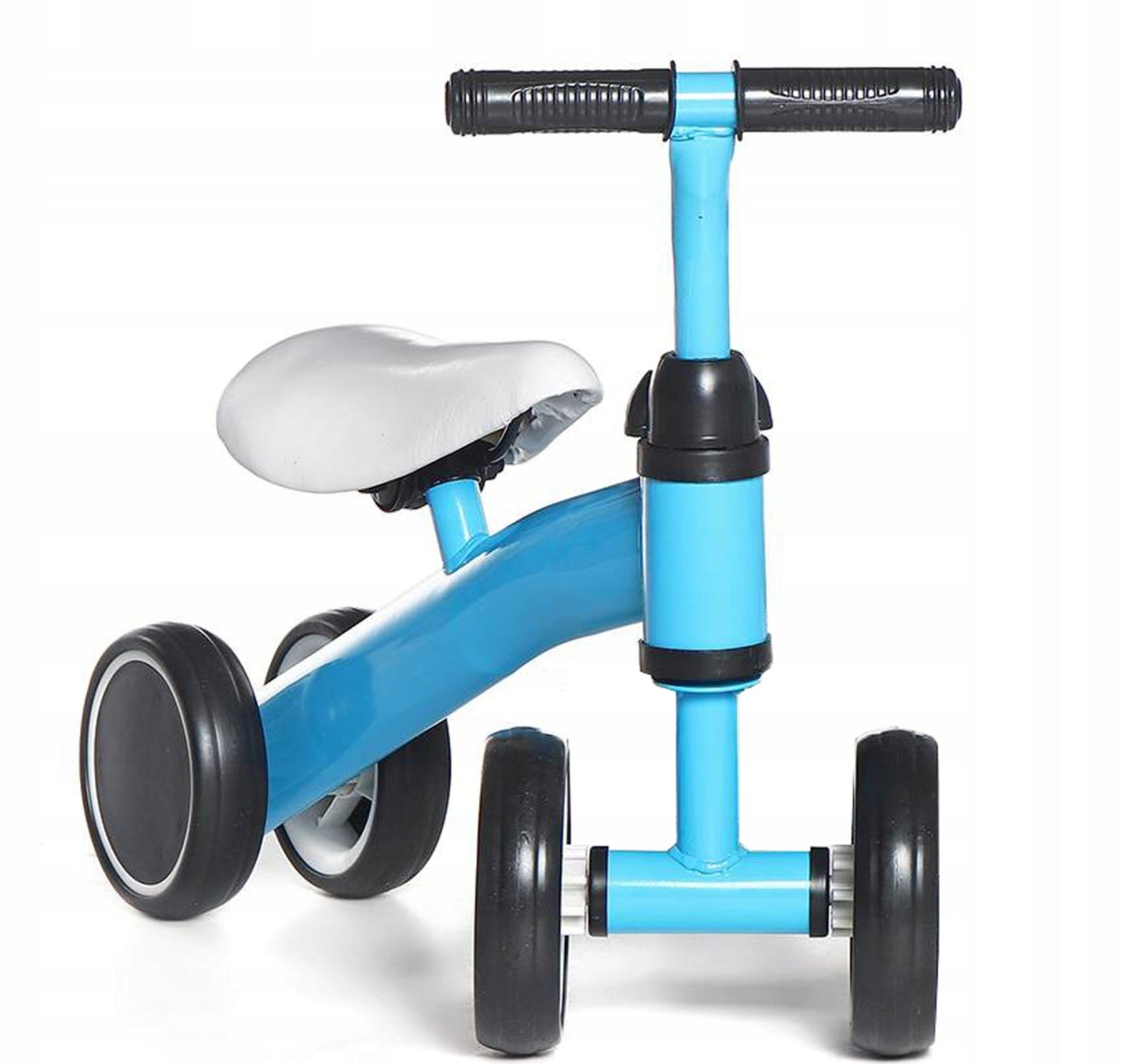 Bicicleta fara pedale pentru copii, Zola®, 4 roti spuma EVA, inaltime 42 cm, diametru roti 12.5 cm, albastra Bicicleta fara pedale pentru copii, Zola®, 4 roti spuma EVA, inaltime 42 cm, diametru roti 12.5 cm, albastra